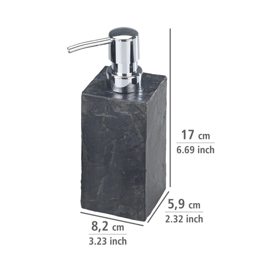 WENKO 17921100 - Дозатор мила SLATE ROCK 250 мл антрацит