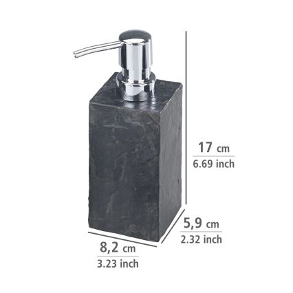 WENKO 17921100 - Дозатор мыла SLATE ROCK 250 мл антрацит