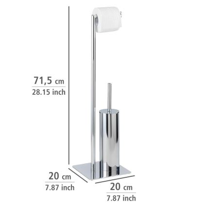 WENKO 18562100 - щетка для унитаза RECCO 20x71,5 см полированный хром