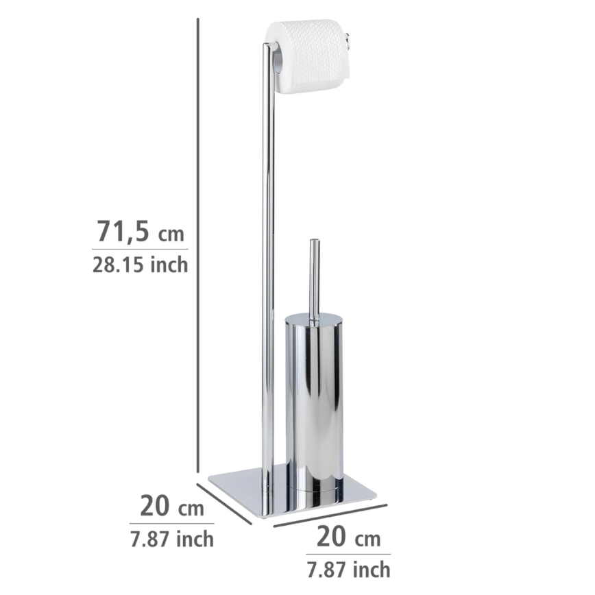 WENKO 18562100 - щітка для унітазу RECCO 20x71,5 cm полірований хром