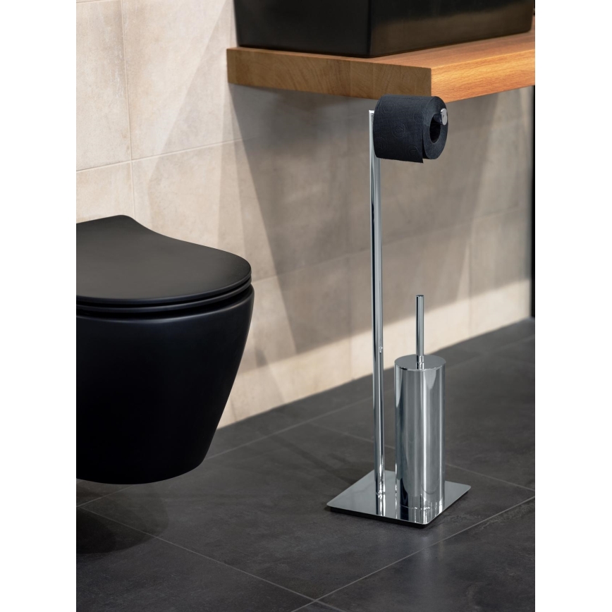 WENKO 18562100 - щітка для унітазу RECCO 20x71,5 cm полірований хром