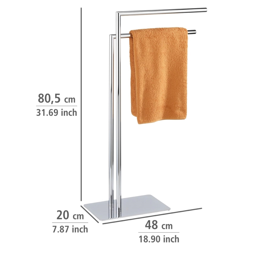 WENKO 18563100 - Стойка для полотенец RECCO 48x80,5 см глянцевый хром