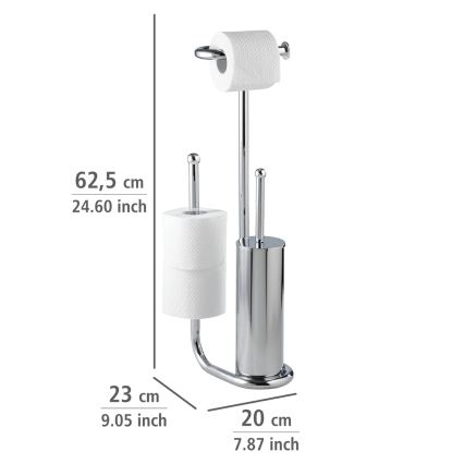 WENKO 18730100 - щітка для унітазу UNIVERSALO 20x62,5 cm полірований хром