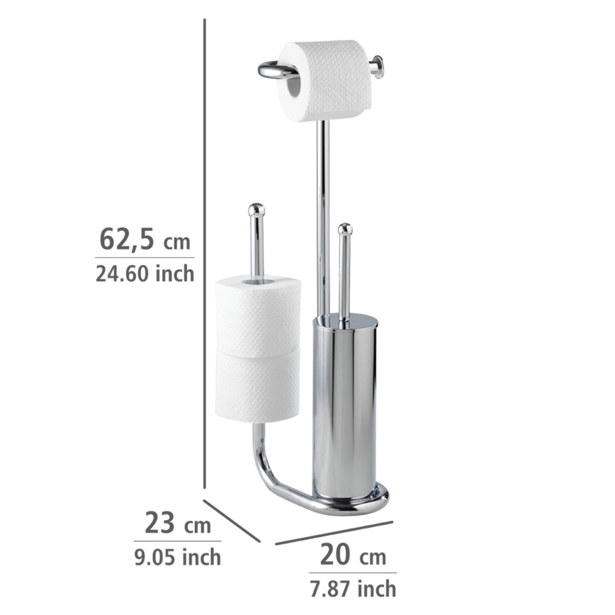 WENKO 18730100 - щітка для унітазу UNIVERSALO 20x62,5 cm полірований хром
