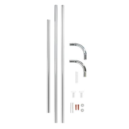 WENKO 19215100 - Тримач для штанги UNIVERSAL 2x2 см хром/білий
