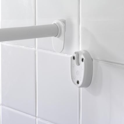 WENKO 19216100 - Держатель штанги UNIVERSAL 2,5 x 2,5 см, белый