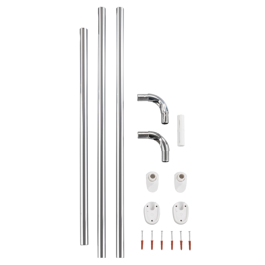 WENKO 19218100 - Штанга UNIVERSAL 2,5x2,5 cm хром/белый