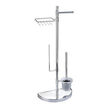WENKO 196022500 - Туалетний центр SPACE MARVEL 34x84,5 cm сріблястий/сатиновий