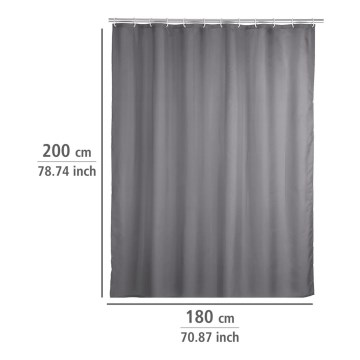 WENKO 20044100 - Душова шторка 180x200 см, сіра