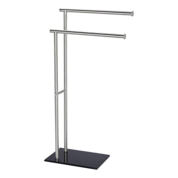 WENKO 20390100 - Підставка для рушників LIMA 41x79 cm нержавіюча сталь/сатин/чорна