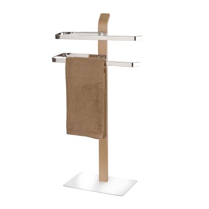 WENKO 20396100 - Стойка для полотенец SAMONA 40,5x79,5 см глянцевый хром/коричневый