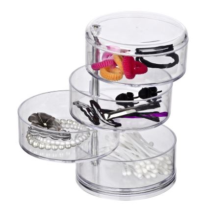 WENKO 20990100 - Органайзер TOWER 11,5 x 17,5 см, прозрачный