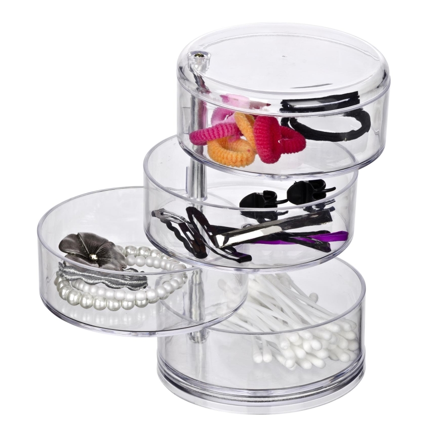 WENKO 20990100 - Органайзер TOWER 11,5x17,5 cm прозорий