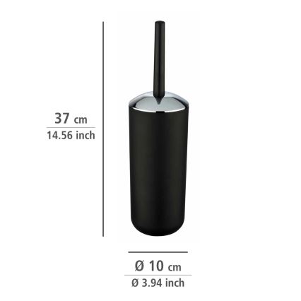 WENKO 21210100 - щетка для унитаза BRASIL 10x37 см черный/полированный хром