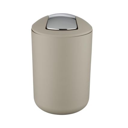 WENKO 21222100 - Корзина BRASIL 19,5x31 см бежевая/полированный хром