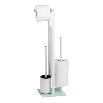 WENKO 21565100 - щітка для унітазу RIVALTA 18x70 cm біла/чорна