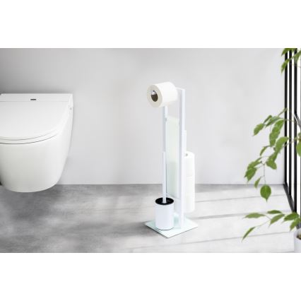 WENKO 21565100 - WC щетка RIVALTA 18x70 cm белая/чёрная