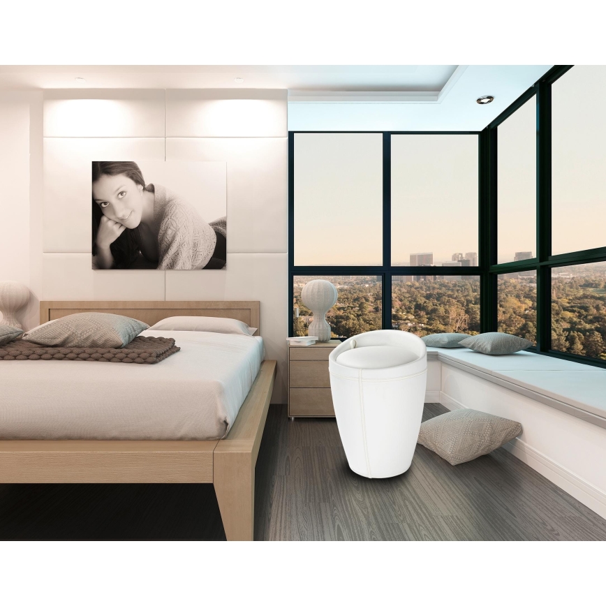 WENKO 21773100 - табурет CANDY 36x50,5 см белый/чёрный