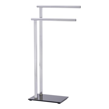 WENKO 22090100 - Стойка для полотенец LAVA 42x81 см нержавеющая сталь/серебристый/черный