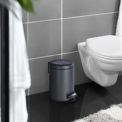 WENKO 22143800 - Кошик LEMAN 17x25 см чорний