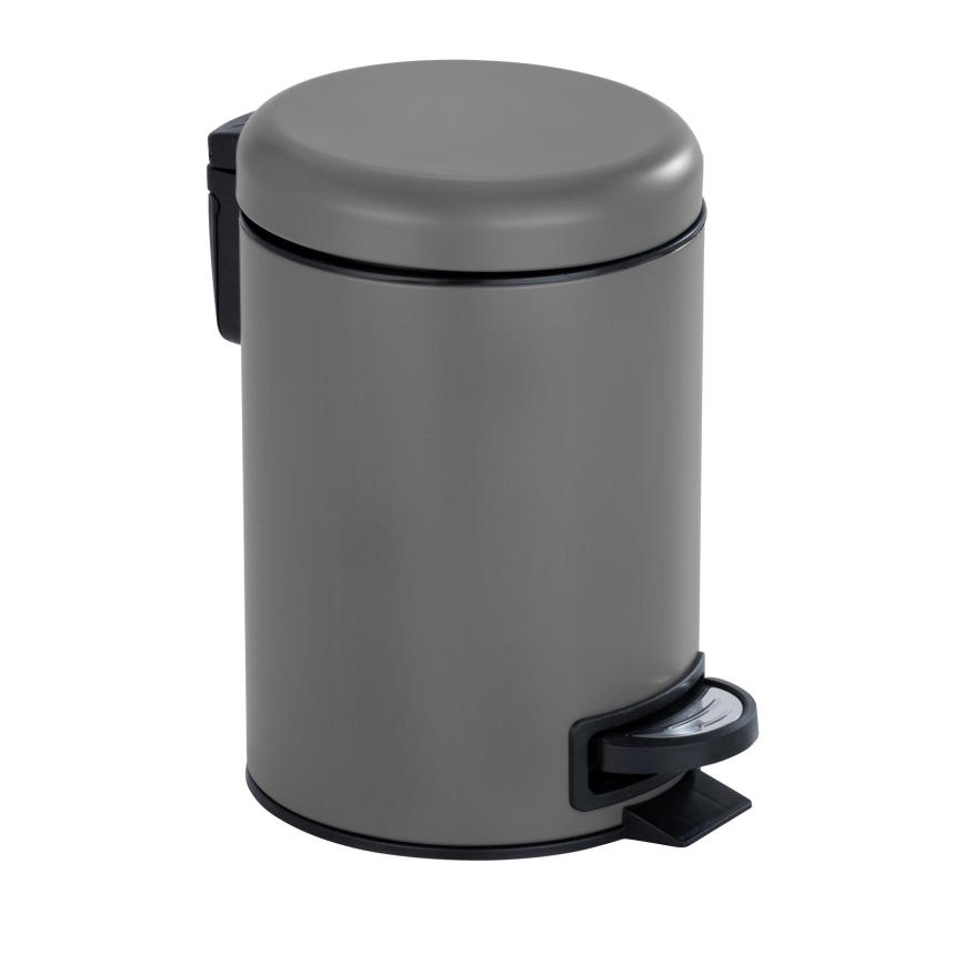 WENKO 22148100 - Корзина LEMAN 17x25 см серый/чёрный