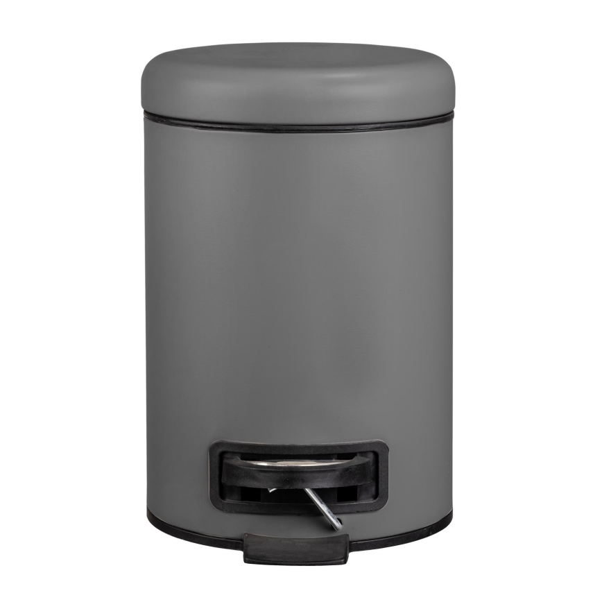 WENKO 22148100 - Корзина LEMAN 17x25 см серый/чёрный