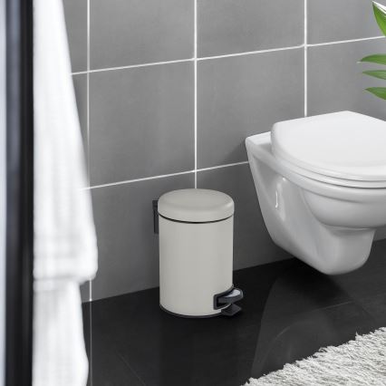 WENKO 22149100 - Кошик LEMAN 17x25 см бежевий/чорний