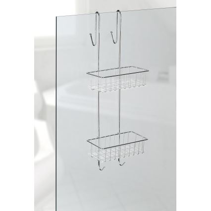 WENKO 22213100 - Підставка ALDO 24,5x70 см нержавіюча сталь/срібляста