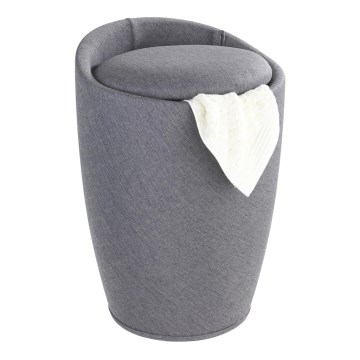 WENKO 22448100 - Табурет CANDY 36x50,5 см сірий/чорний