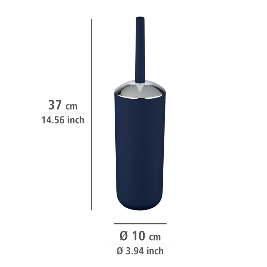WENKO 22522100 - ершик для унитаза BRASIL 10x37 см синий/полированный хром