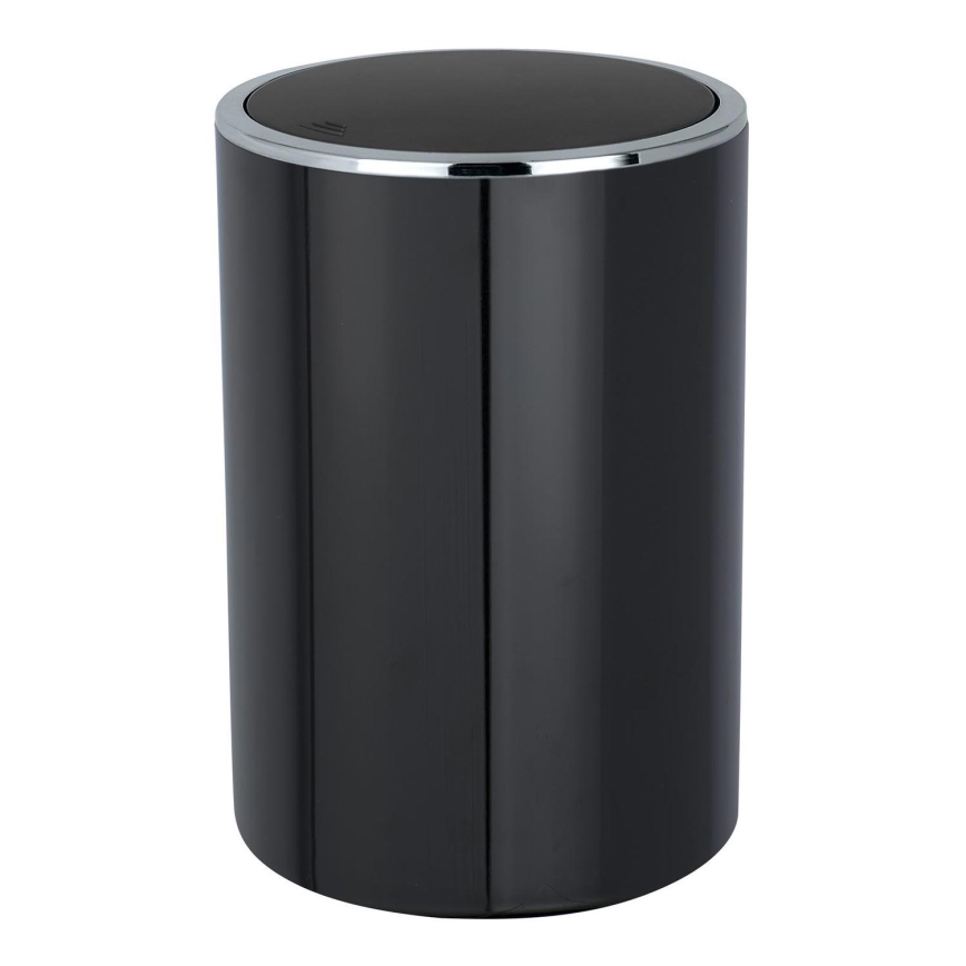 WENKO 22558100 - Кошик INCA 18,5x25,5 см чорний/глянцевий хром