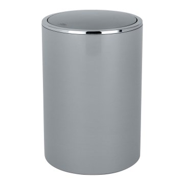 WENKO 22562100 - Корзина INCA 18,5x25,5 cm серый/глянцевый хром