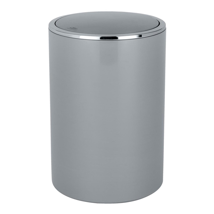 WENKO 22562100 - Кошик INCA 18,5x25,5 см сірий/блискучий хром