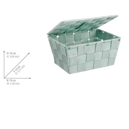 WENKO 22573100 - Кошик ADRIA 19x14 см зелений