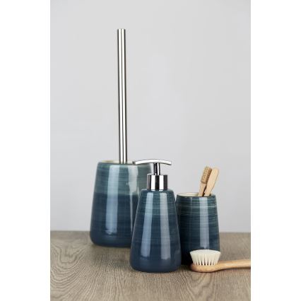 WENKO 22648100 - Туалетний набір POTTERY 12,5x39,5 см бірюзовий