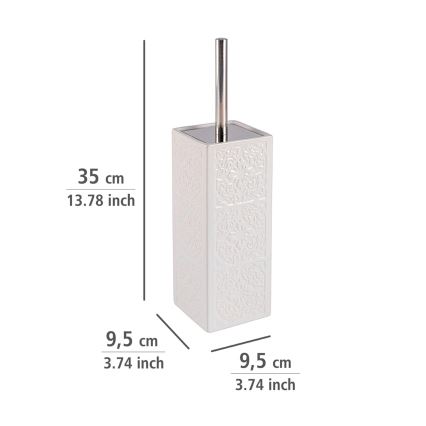 WENKO 22651100 - щетка для унитаза CORDOBA 9,5x35 см белая