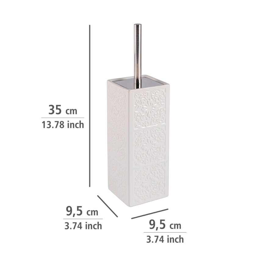 WENKO 22651100 - щетка для унитаза CORDOBA 9,5x35 см белая