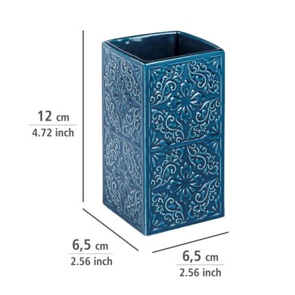 WENKO 22652100 - Склянка CORDOBA 6,5x12 см синя
