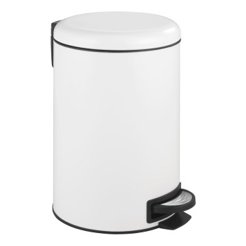 WENKO 22707100 - Сміттєве відро LEMAN 25x38 см біле/чорне