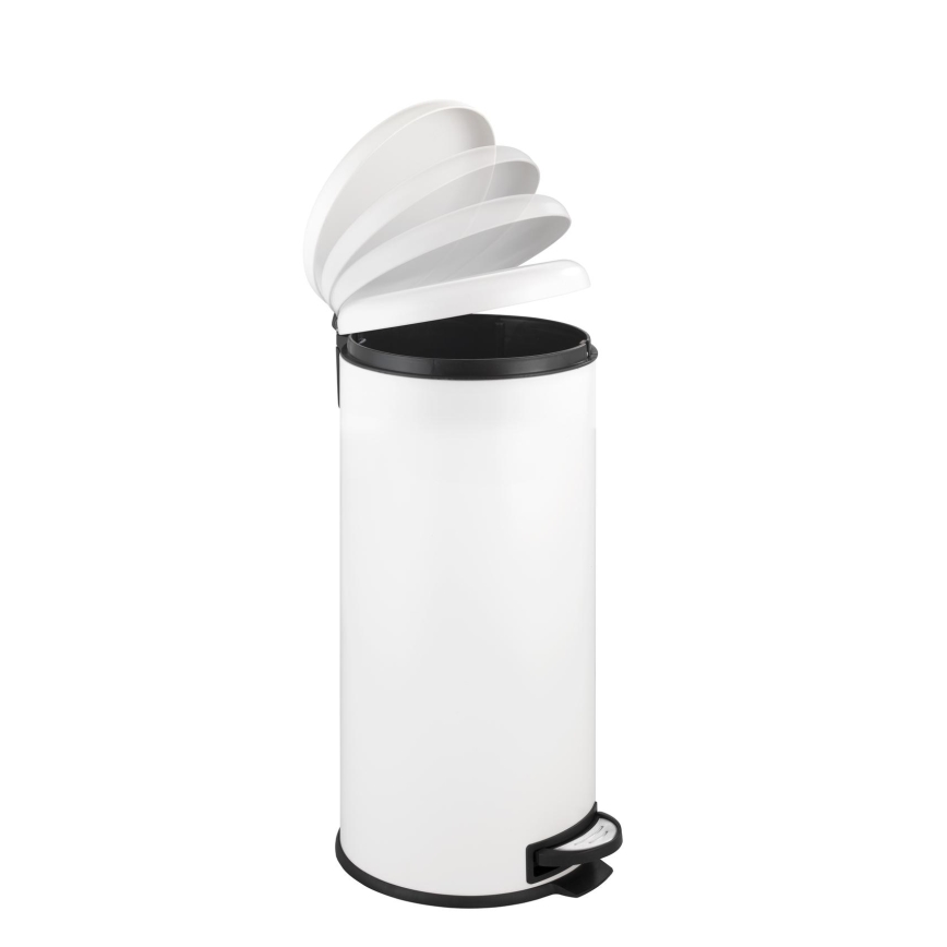 WENKO 22709100 - Кошик LEMAN 30,5x64 см білий/чорний
