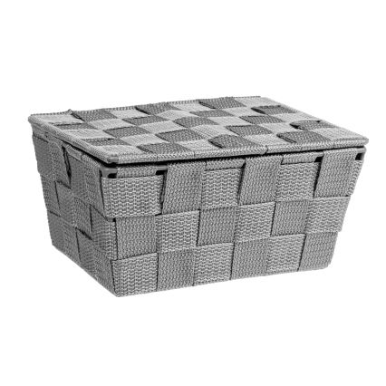 WENKO 22793100 - Корзина ADRIA 19x14 см серая