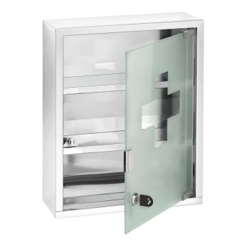 WENKO 22924100 - Аптечка 30x40 cm нержавіюча/срібляста