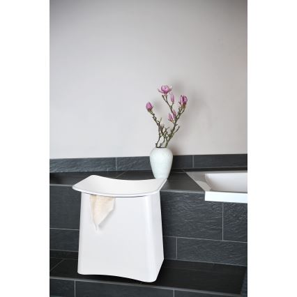 WENKO 22949100 - Табурет WING 45x48 см белый/черный