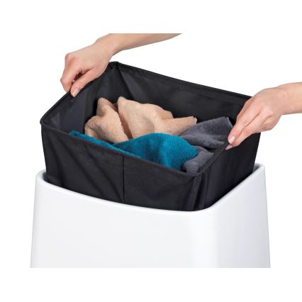 WENKO 22949100 - Табурет WING 45x48 см белый/черный