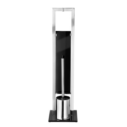 WENKO 22983100 - Щетка для унитаза RIVALTA 18x70 см нержавеющая сталь/серебристый/чёрный