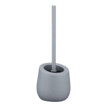 WENKO 23650100 - Ерш для унитаза BADI, 13,5 x 38 см, серый