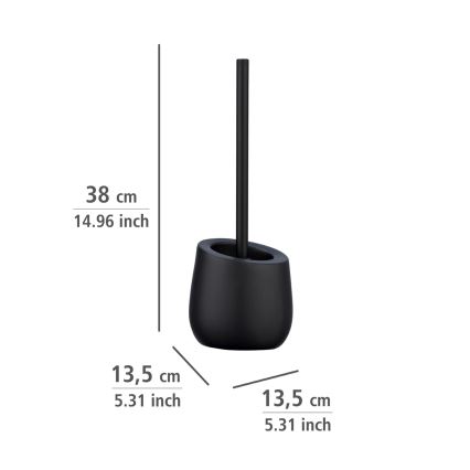 WENKO 23654800 - туалетная щетка BADI 13,5x38 см чёрная