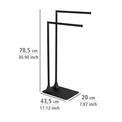 WENKO 23711100 - Стойка для полотенец HELLA 41x79 см черная