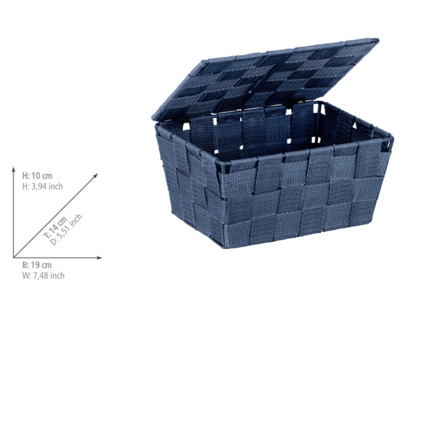 WENKO 23786100 - Кошик ADRIA 19x14 см синій