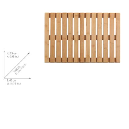 WENKO 23838100 – Коврик 40x60 см коричневий